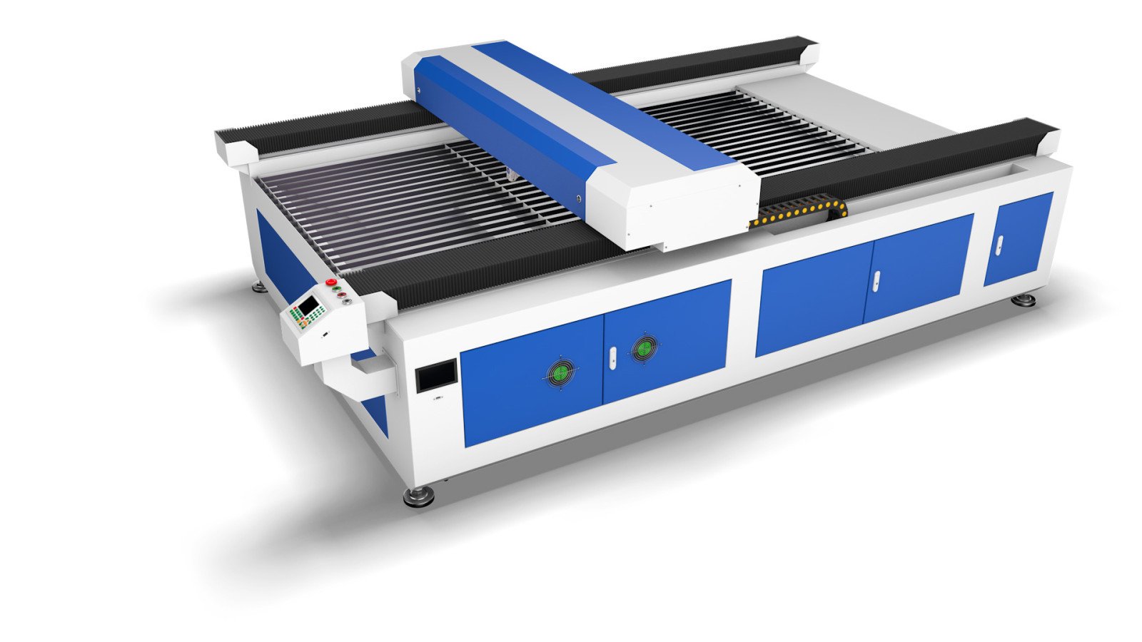 U-L1325 CO₂ Laser Cutting Machine – Left Side View