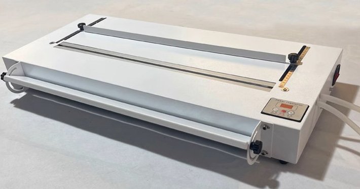 Acrylic heat bending machine top view