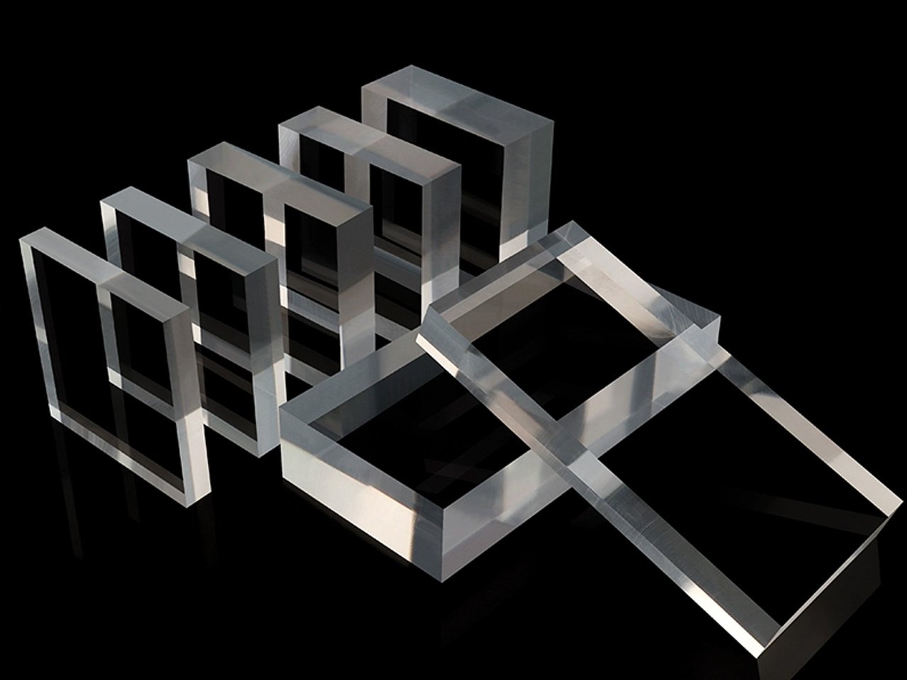 Square Acrylic Plexiglas Cube